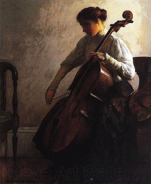 Joseph Decamp Cellist Spain oil painting art